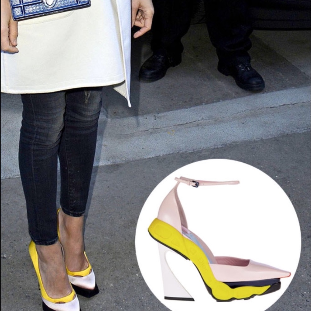 DIOR 2014 RUNWAY FUSION SNEAKER HEELS..